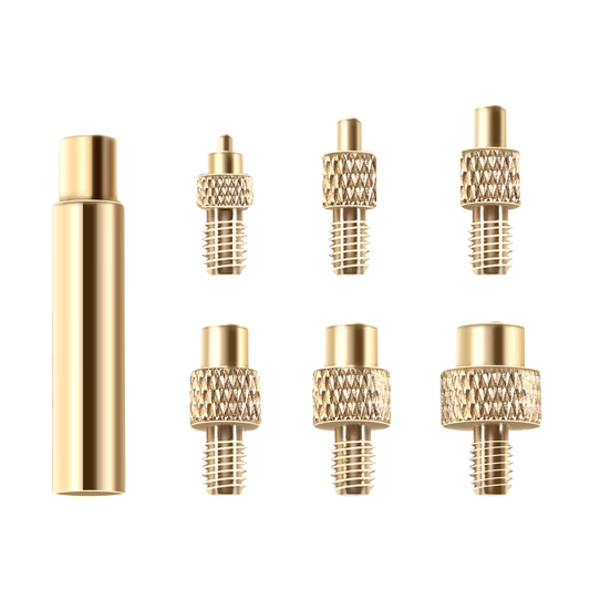 Heat insert soldering iron tip